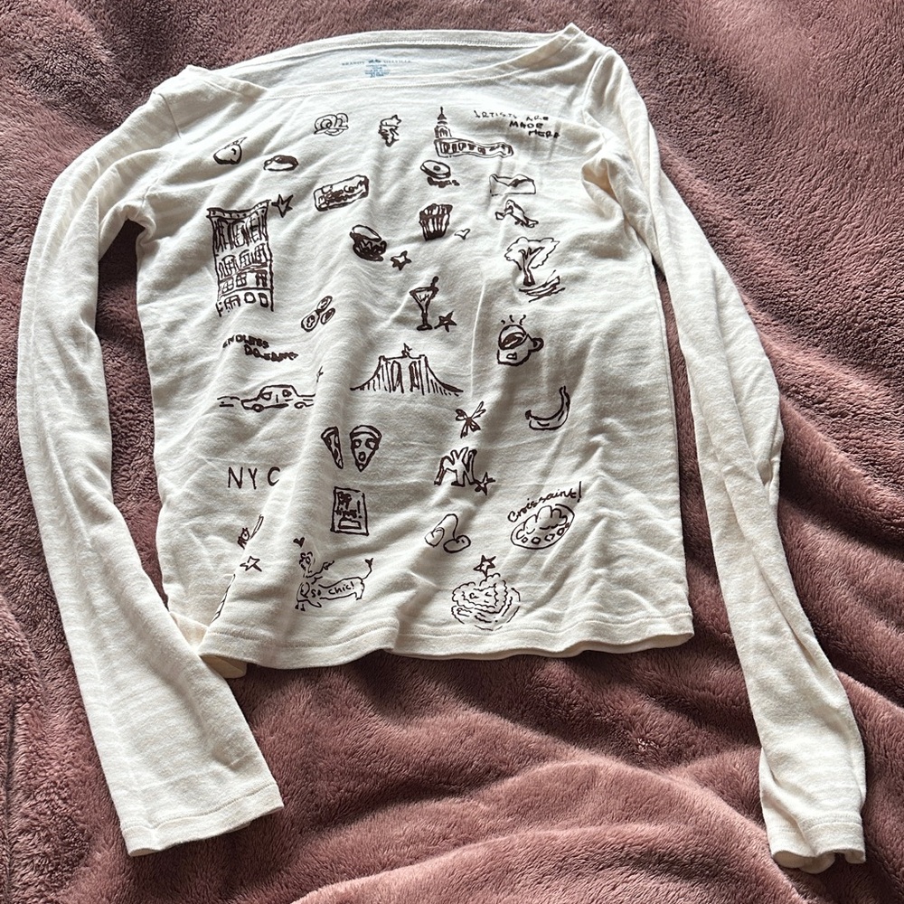 Handcrafted UPCYCLED Brandy Melville Long Sleeve